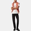Calvin Klein Comfortable Letter Print Round Neck Short Sleeve T-Shirt Men Tops Off-White J30J327086-YAC