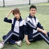 Academy Style School Uniform Set: Plus-Size Three-Piece for High & Middle School Sports Meet