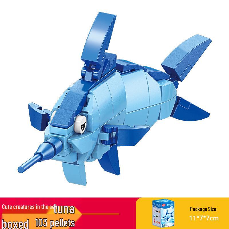 Lele Brothers Educational Building Blocks: Animal & Insect Mini Models for Kids