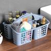 Plastic Portable Bath Basket Bathroom Storage Basket Compartment Toilet Sundries Storage Basket Basket Bath Basket Storage
