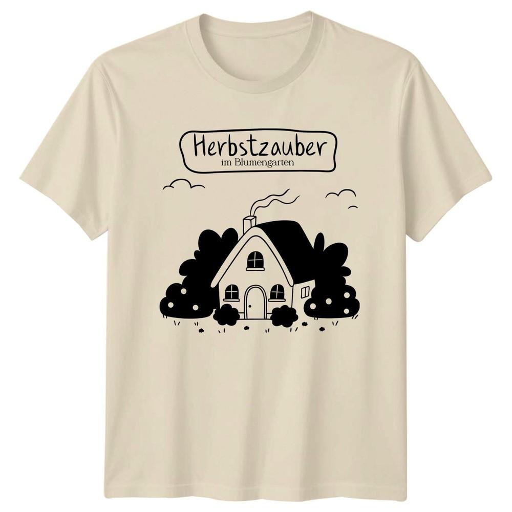 Herbstzauber Im BluUnisexgarten TShirt Autumn Cottage Gardening Gift For Him Her