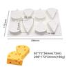 Silicone Mousse Cake Mold, 3D Bakeware DIY Mold, 8-Cavity Small Cheese Cake Mold