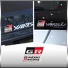 3D Aluminum Car Styling GR Sport/GR Gazoo Racing Emblem Auto Body Trunk Sticker For C-HR RAV4 YARiS Prius Harrier Corolla Accessory
