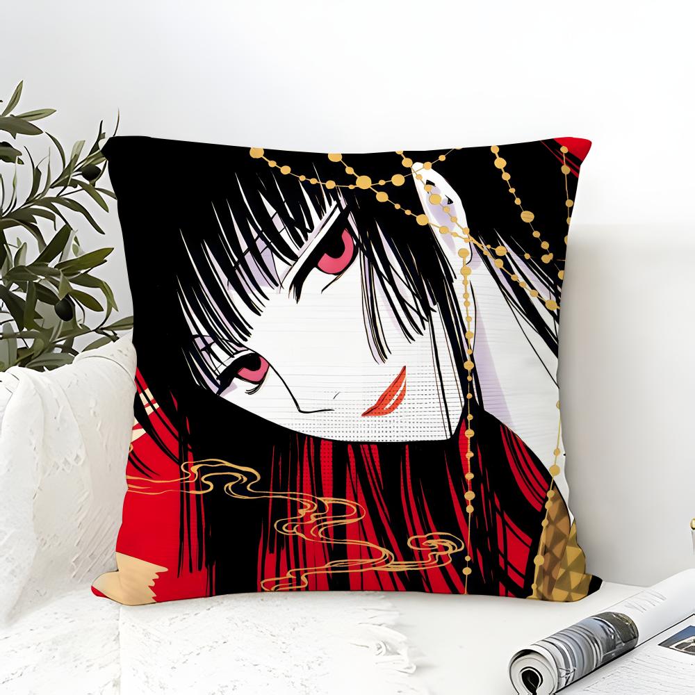 Cartoon Comic Yuuko XxxxHolic Pillow Case Linen Pillow Case Sofa Home Decor Cushion Cover Cushion Cove