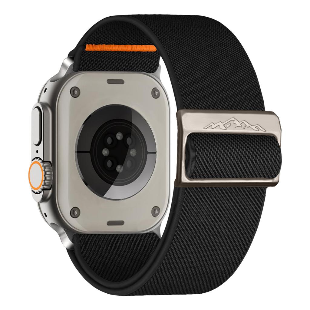 Nylonový řemínek Pro Apple Watch ultra 2 Pásek 49mm 45mm 44mm 40mm 46 41mm Titanová přezka Náramek correa iwatch Řada 9 6 7 8 se 10