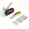 HFS(R) 3-in-1 Hand Stapler, Gun, Manual Stapler with 3000 Replacement Staples for Wiring, Repairs, Wood Backing, Carpentry, and Furniture