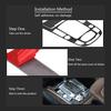 Carbon   Car Center Console Gear   Panel Cover Trim for    with  Carbon  , Prevent Scratch and Dust, Gloss Appearance, Easy Installation