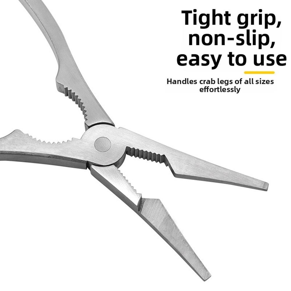 Crab Claw Clamp Stainless Steel Crab Claw Cracker Tool 304 Simple Shell Crushing Pliers Home Effortless Crab Cracking China Mainland