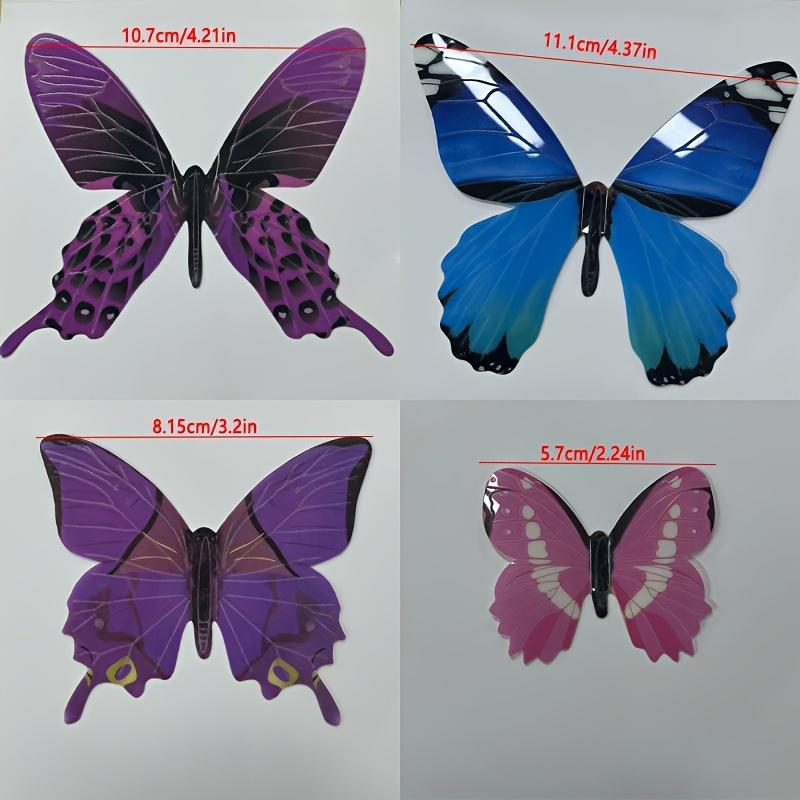 12PCS luminous butterfly wall sticker modern style 3D luminous sticker home decoration sticker