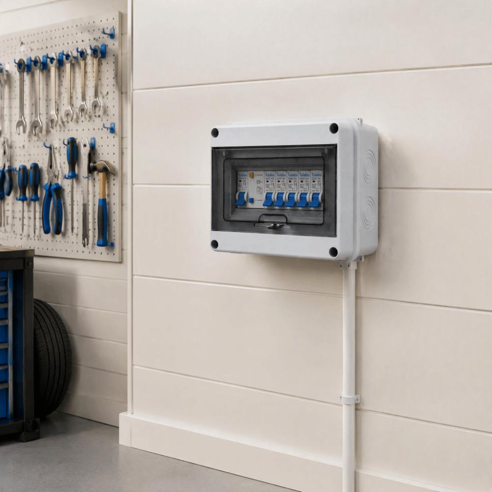 Caixa de Distribuição IP65 Caixa de Interruptores à Prova de Poeira Caixa de Junção Elétrica para Exterior Instalação Elétrica