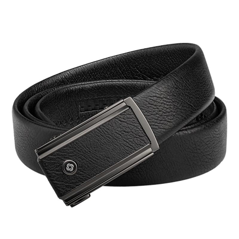 

Samsonite Men s Leather Automatic Buckle Belt 120cm