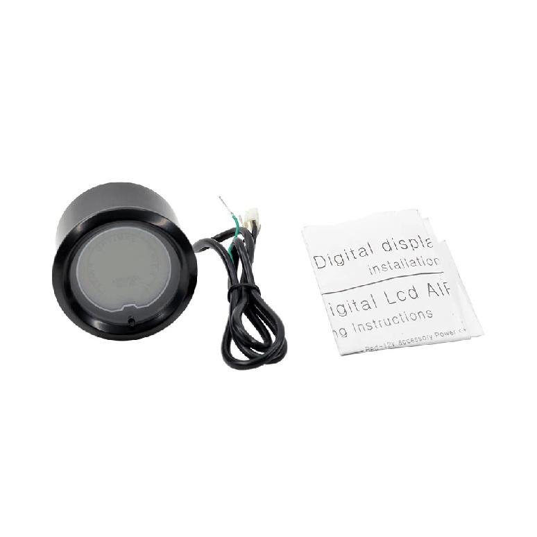 Dragon 52mm 2" Auto Car Air Fuel Ratio Gauge LCD Digital Display 7 Colors Light Narrowband Oxygen O2 Sensor Meter
