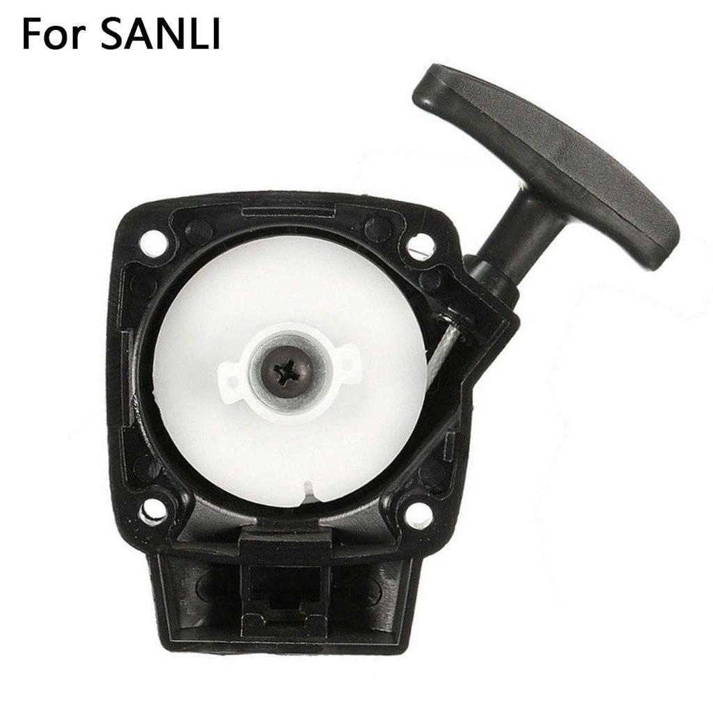 Efficient Recoil Starter Compatible with For Sanli Plus Multitools Hedge Trimmer Replacement for Garden Equipment Usage