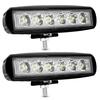 12V 18W LED Work Light Projector LED Car 12v Spot Flood LED Fog Lights 9,200lm Work Lights (2 Rooms)