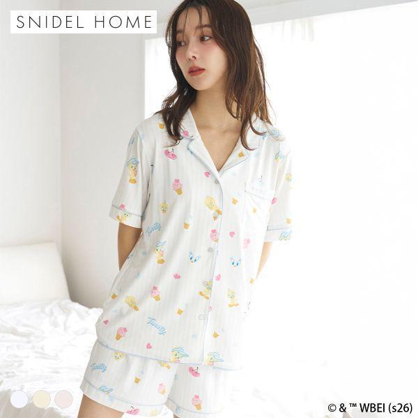 SNIDEL HOME Tweety Open Collar Shirt Room Wear Pajamas SNIDEL HOME