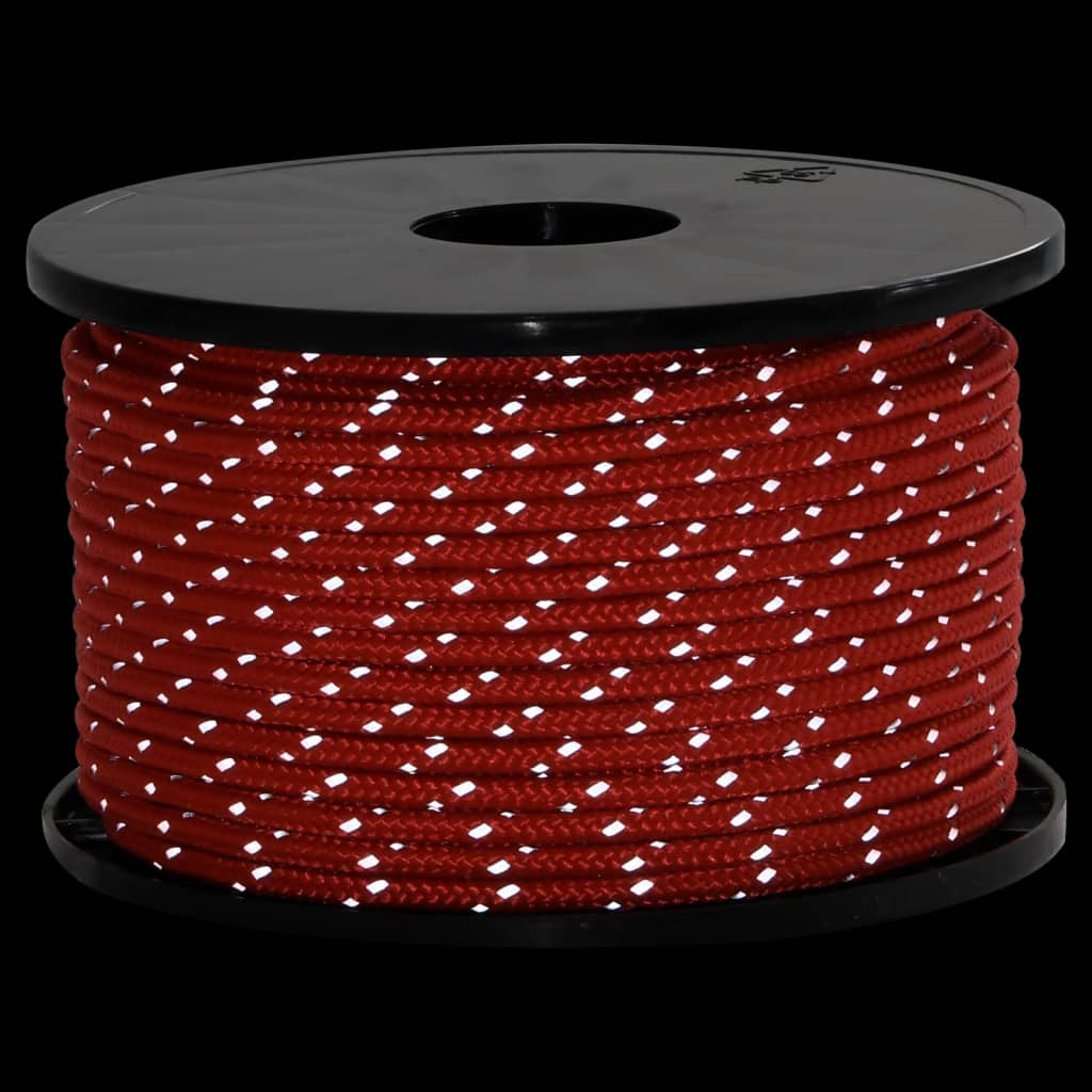 Reflective Tent Guy Line with Rope Tensioners 50 m 5 mm