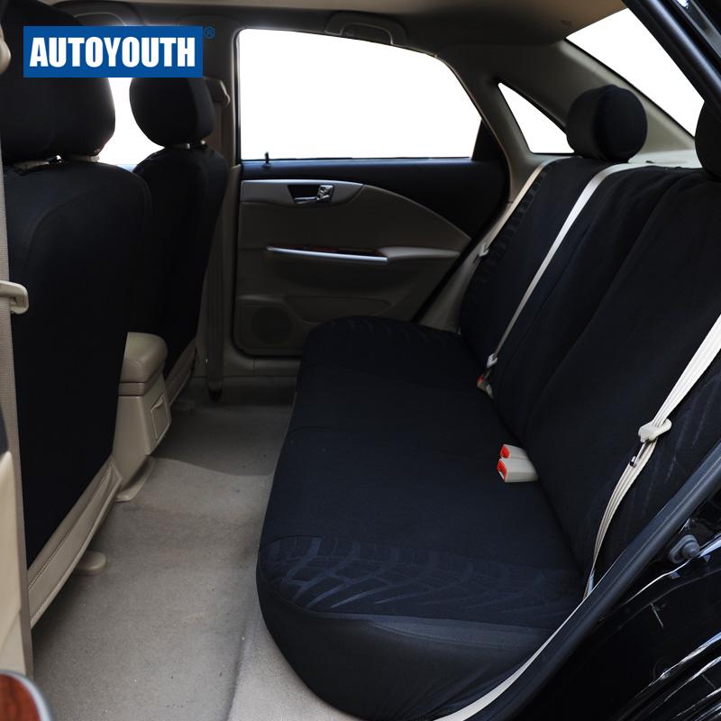 AUTOYOUTH 100% Looped Fabric Car Seat Covers Universal Fit Most Cars SUV Vehicles