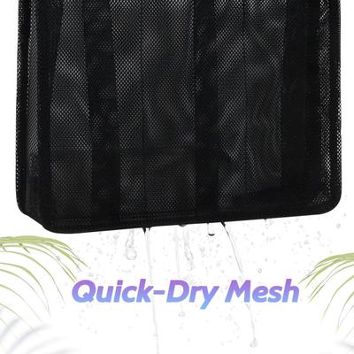 Storage Bag Portable Mesh Shower Caddy Large Capacity Zipper Closure Bathroom Shower Bag with Side Pockets