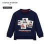 Teenie Weenie Kids' Fleece Lined Crew Neck Sweatshirt