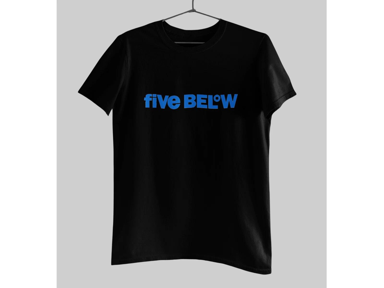 Five Below Style Shirt Bold Blue Minimal Logo Graphic Tee 3XL