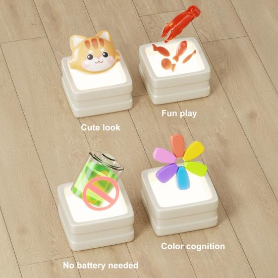 Funny Parent Toddler Board Games Interactive Cat Toy Game for Kids Hand-Eye Coordination Exercise Fun Prank Toy for Children