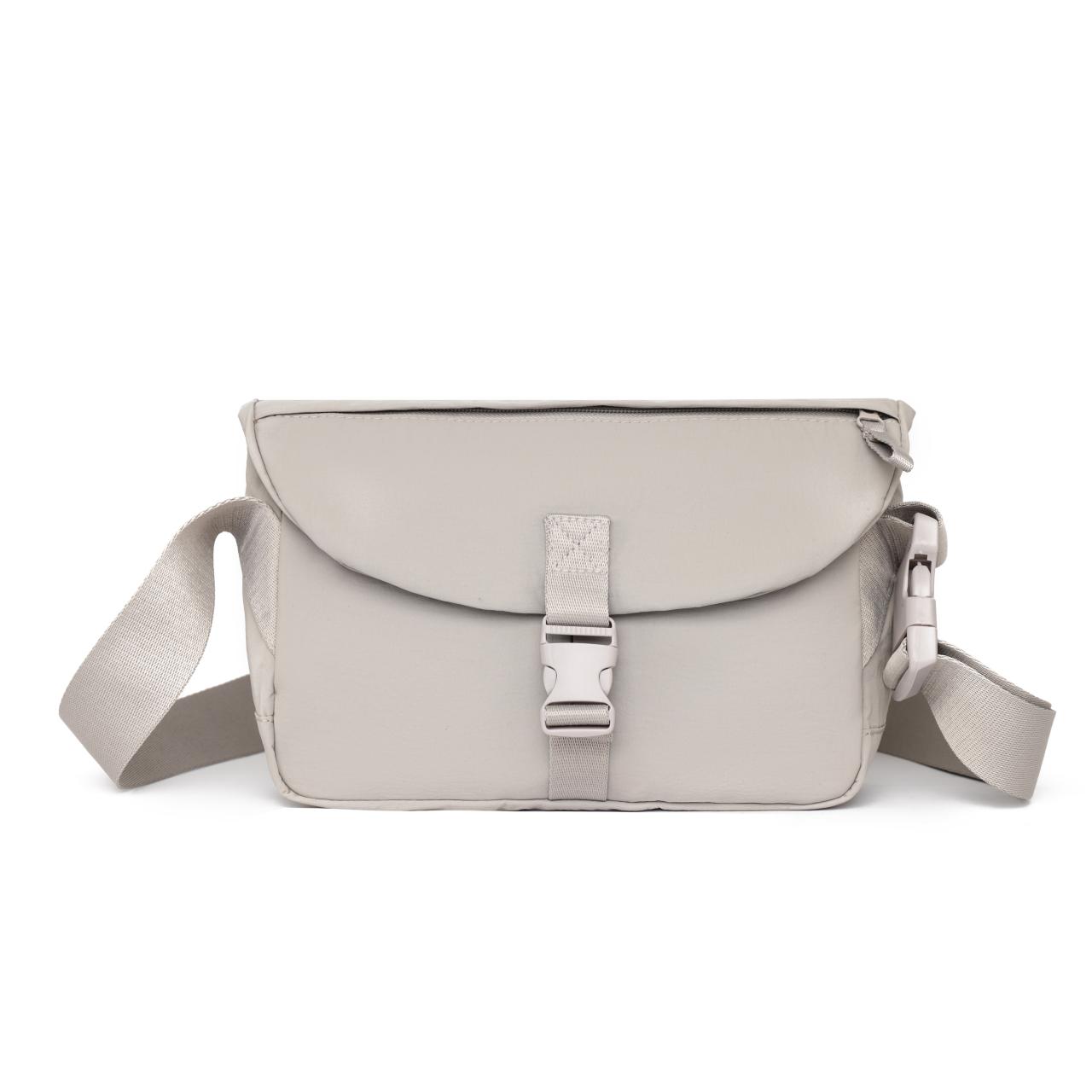 

Crossbody bag men s trendy brand ins super fire Internet celebrity breast bag women s street trend versatile shoulder bag Japanese leisure bag 28*18*7 сірий