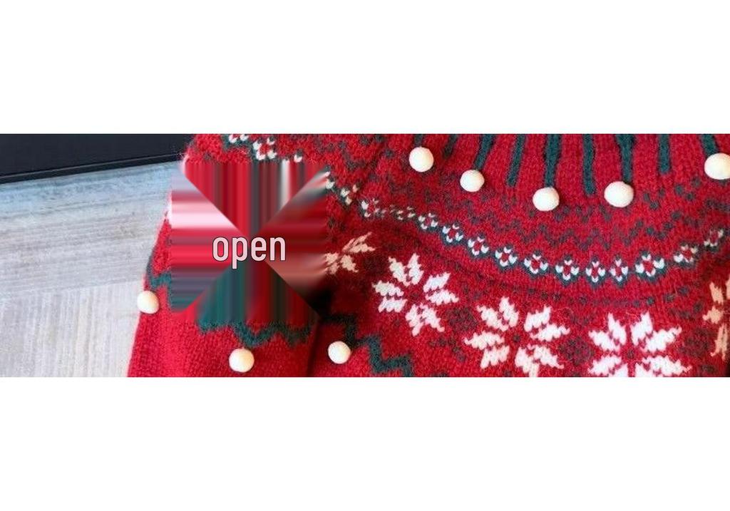 Women's Retro Christmas Sweater: Cozy Milky Fufu Knitwear for Autumn and Winter - Thick, Loose, and Beautifully Designed