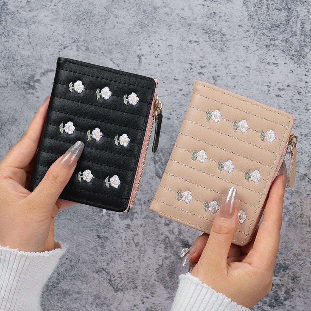 Solid Color Money Bag PU Leather Coin Purse New Card Holders  Girl