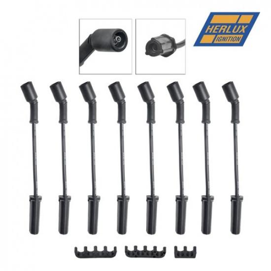 Spark Plug Wire Set WGM48 (7MM) W/ Heat Shields For Chevrolet GMC 99-12