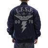 COSPA Mobile Suit Gundam Earth Federation Space Force MA-1 Jacket Navy Size L