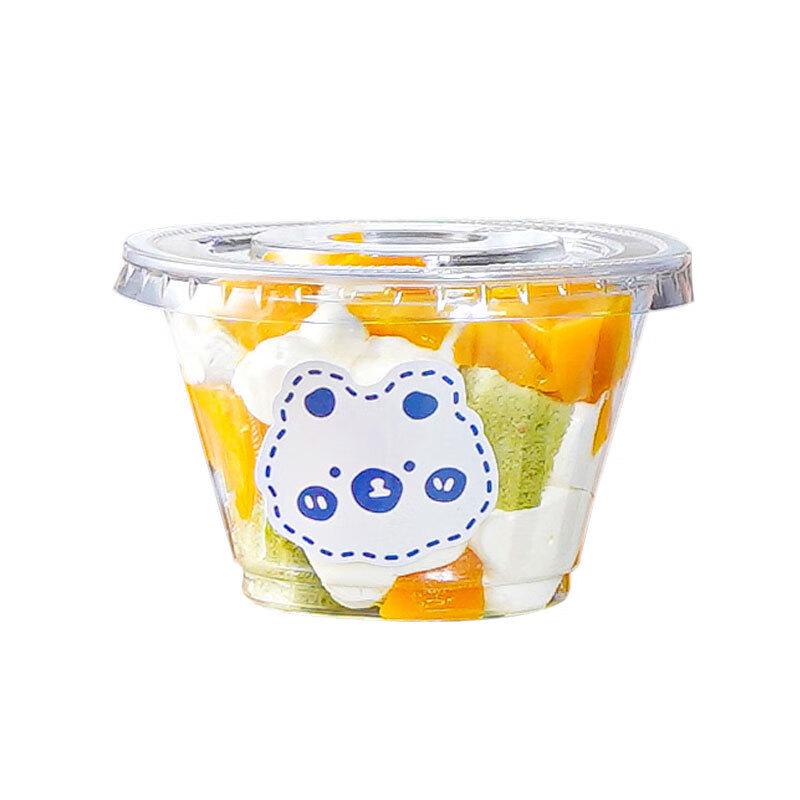 180ml Mini Dessert Mousse Cups with Stickers