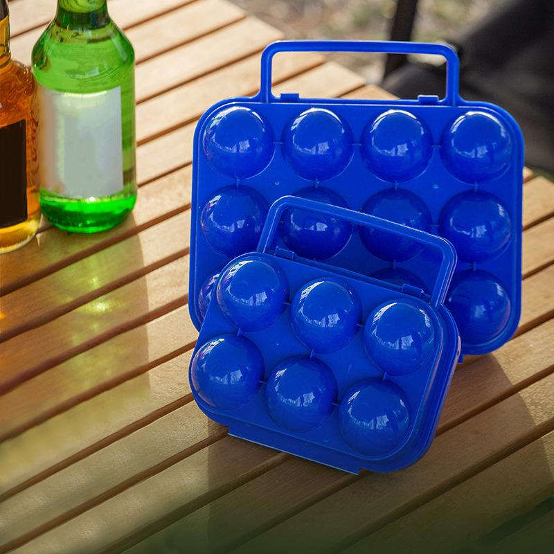 Przenośny pojemnik na jajka 6/12 przegródek, odporny na wstrząsy, organizer na jajka, odporny na upadki, pojemnik na jajka do lodówki, przechowywanie i organizacja w kuchni