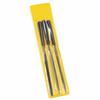 Hand Tools Diamond Files Stone Tile Wood Glass Plastic Flat Nonslip Plastic Round Silver + Black Triangle 3pcs