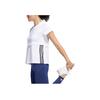 Adidas 3S Cap Sleeve Tee Training Sports Split Hem Short Sleeve T-Shirt Women Tops White FL2047