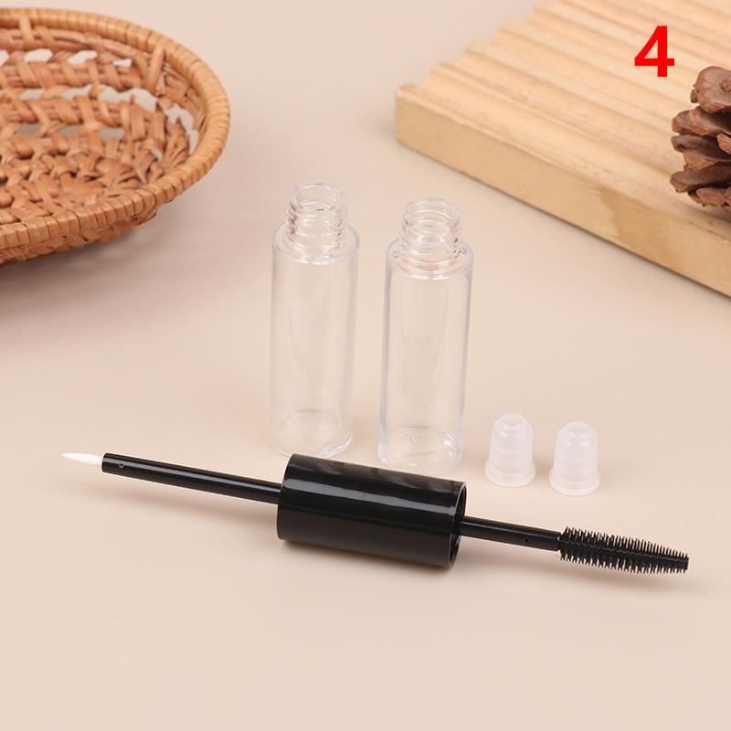 Double-Ended Empty Mascara Tube Eyeliner Lip Gloss Tubes With Wand Applicator Eyelash Cream Container Plastic Lipstick Lip Balm