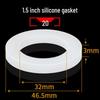 Silicone Rubber Washer for Shower Head 4-Inch Hose Seal Filter
