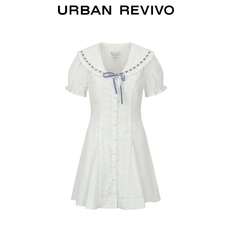 UR 2026 Women's Sweet Embroidered Mini Dress