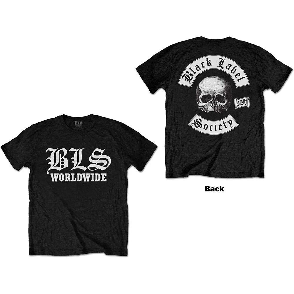 

Black Label Society Worldwide Official Tee T-Shirt Unisex Men Women Fashion Street Sports Short Sleeve Cotton Street Hip Hop S