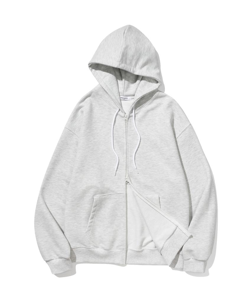 Brenson Coreed Loose Fit 2-Way Zip-Up Hoodie ( 8 Colors )