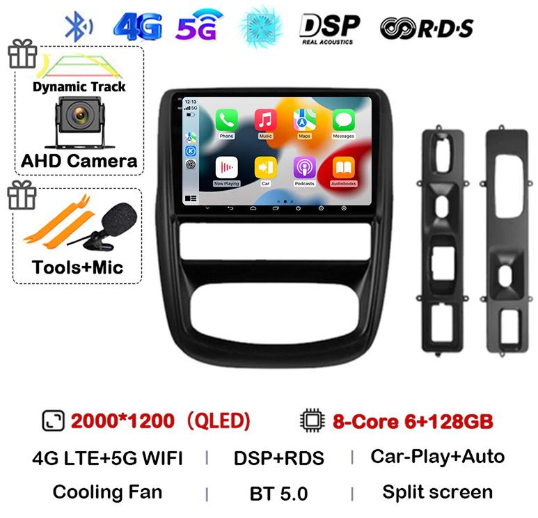 Android 14 Carplay Auto Car Radio For Renault Duster 1 2010 2011 2012 2013 2014 2015 Multimedia Video Player GPS 360 Camera 4G
