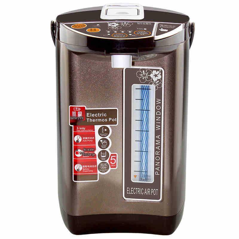 Apache AHP-5083 5L Electric Hot Water Bottle with 304 Stainless Steel Inner Pot and Insulated Constant Temperature Kettle.