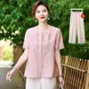 Xiaofu Women's Plus Size Summer Short Sleeve Apparel