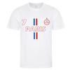 Children's Football Jersey - NPZ - Paris Spirit No. 7 - White - Short Sleeves - Breathable