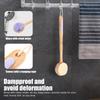Double Sided Shower Brush Bamboo Shower Back Scrubber with Long Handle Deep Cleaning Exfoliation Body Brush Bathroom Supplies
