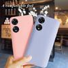 For OPPO A78 5G Case 2023 Simple Solid Color Silicone TPU Soft Cover For OPPOA78 CPH2483 A58 OPPOA58 Phone Case Shockproof Coque