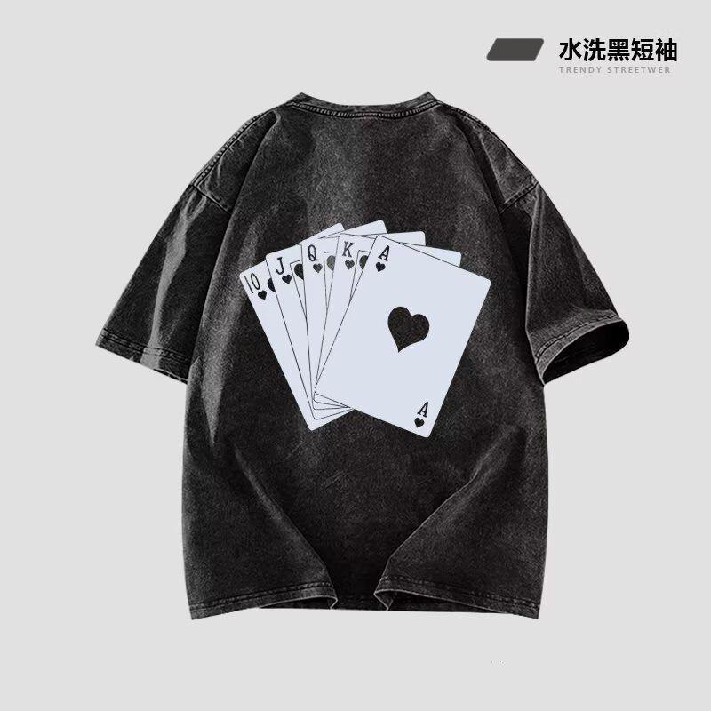 

Мужская футболка большого размера свободного кроя с коротким рукавом, летняя тонкая модная молодежная с круглым вырезом, рукав до локтя 5XL серый