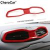 Dashboard Air Vent Outlet Frame Trim Decor Cover For Jeep Renegade 2016+ Red