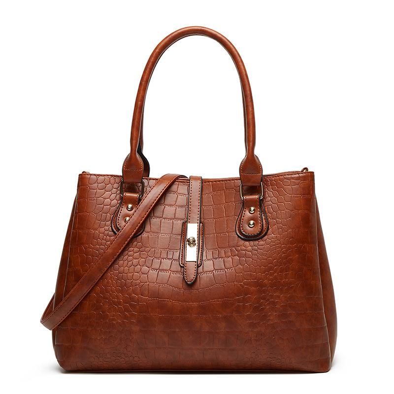 

Женская сумка-тоут в европейском и американском стиле, новый тренд 37cm*15cm*29cm темно-коричневого