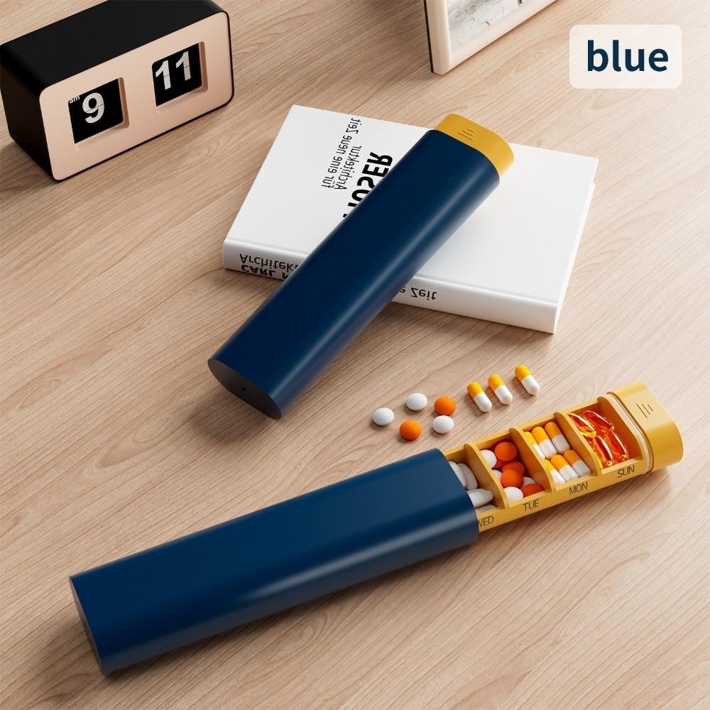 7 Grids Weekly Pill Box Mini Medicine Dispenser Premium 7 Day Pill Organizer  Travel