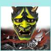 Colorful And Terrifying Hannya Resin Devil Face Mask For Halloween And Cosplay Events